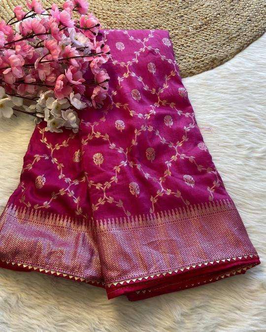 Akshara soft russian silk Wholesale saree market in India