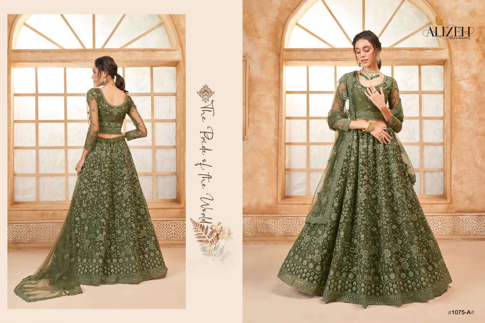 Alizeh Bridal Heritage Vol 3 High-quality Lehengha choli at wholesale rate