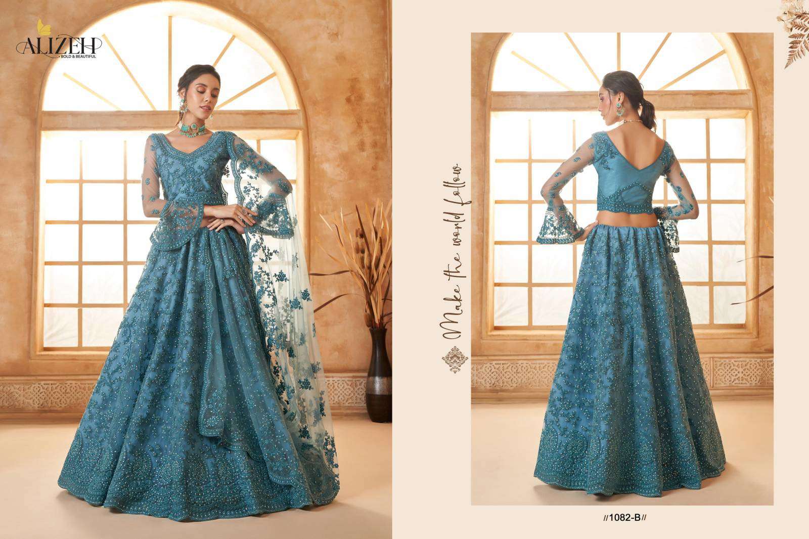 Alizeh Bridal Heritage Vol 3 High-quality Lehengha choli at wholesale rate
