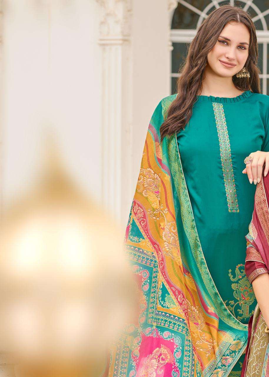 Alok suit falsafaa 18 Dress materials manufacturers Surat