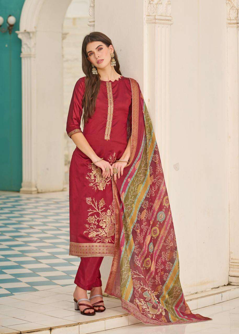Alok suit falsafaa 18 Dress materials manufacturers Surat