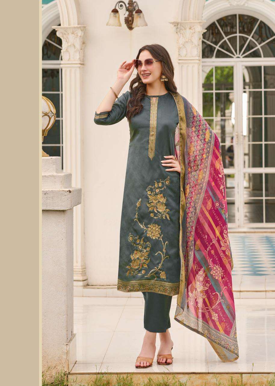 Alok suit falsafaa 18 Dress materials manufacturers Surat