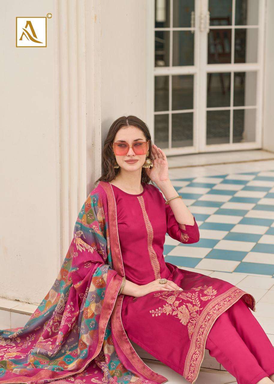 Alok suit falsafaa 18 Dress materials manufacturers Surat