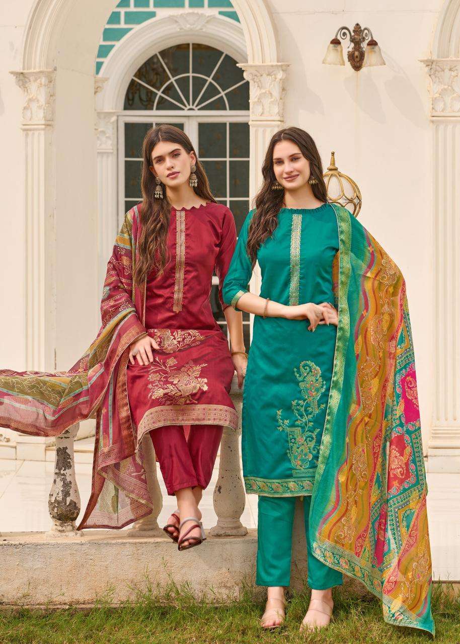 Alok suit falsafaa 18 Dress materials manufacturers Surat