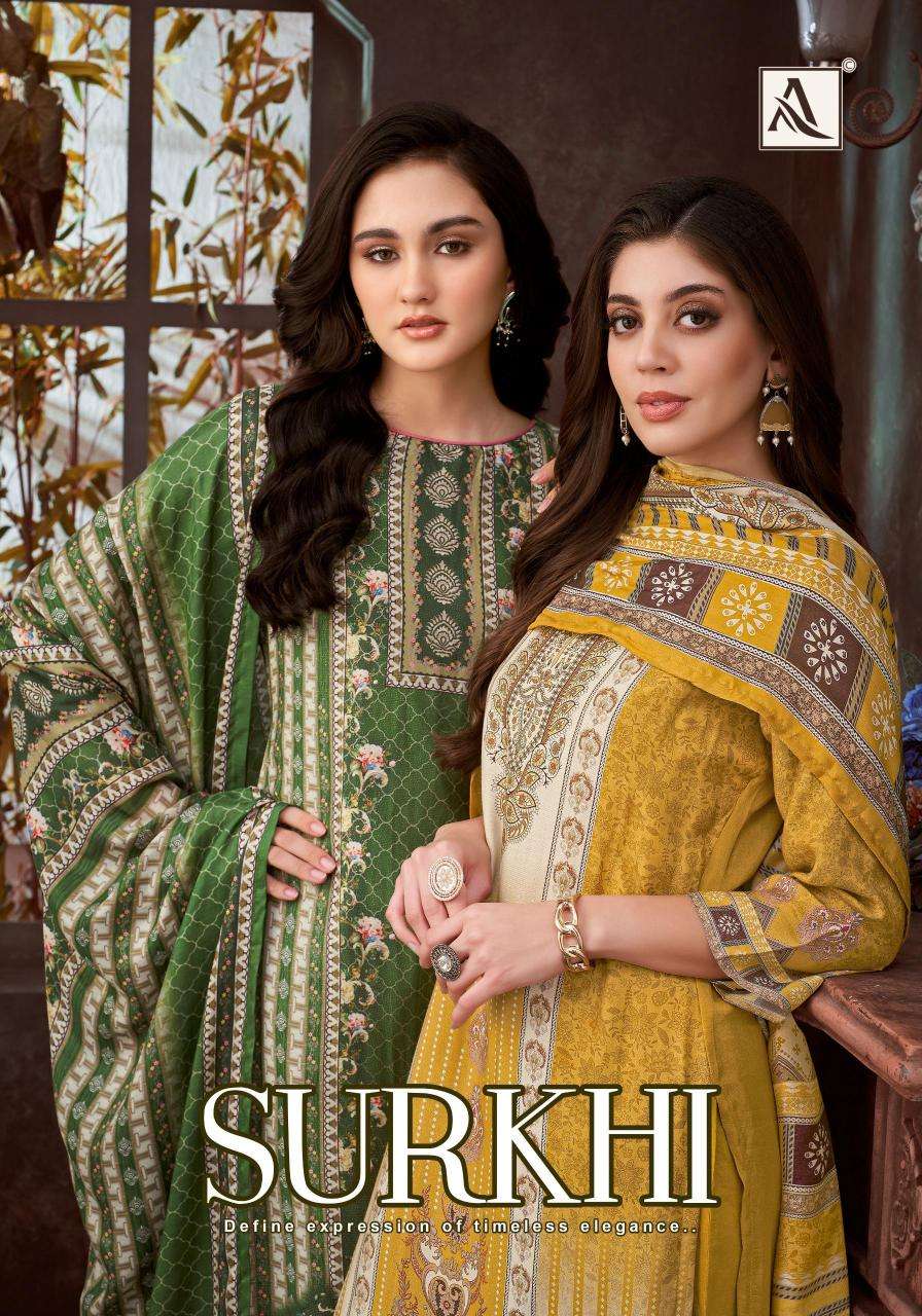 Alok suit surkhi Wholesale dress materials online