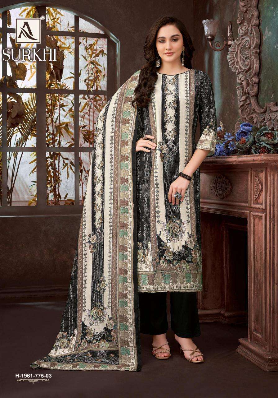 Alok suit surkhi Wholesale dress materials online