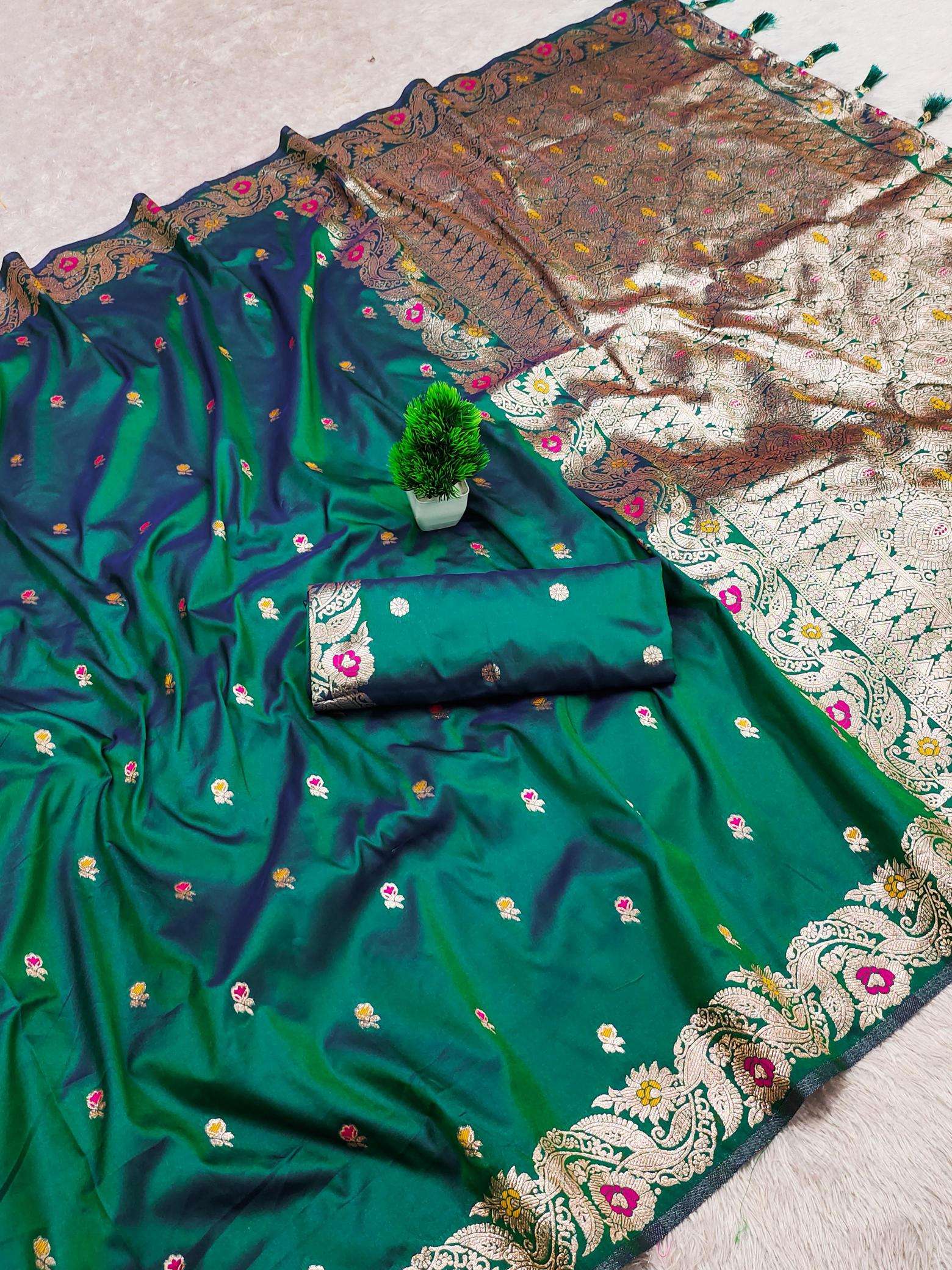 Anupama banarasi 18 soft silk Wholesale Saree Catalogue