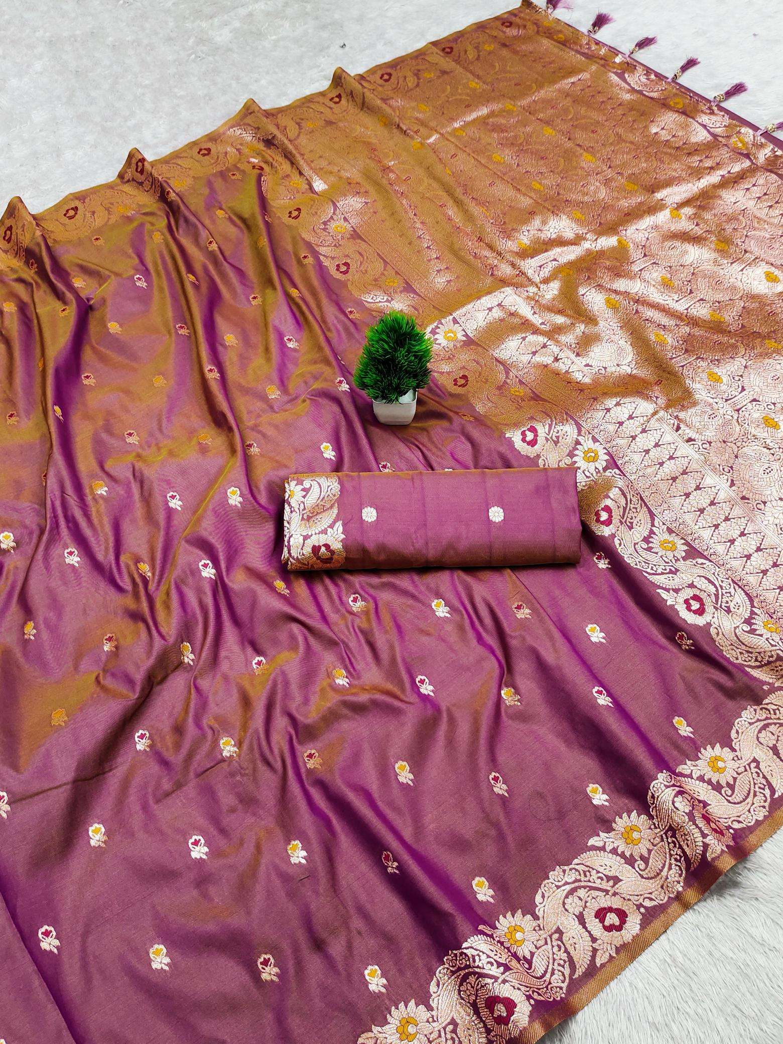 Anupama banarasi 18 soft silk Wholesale Saree Catalogue