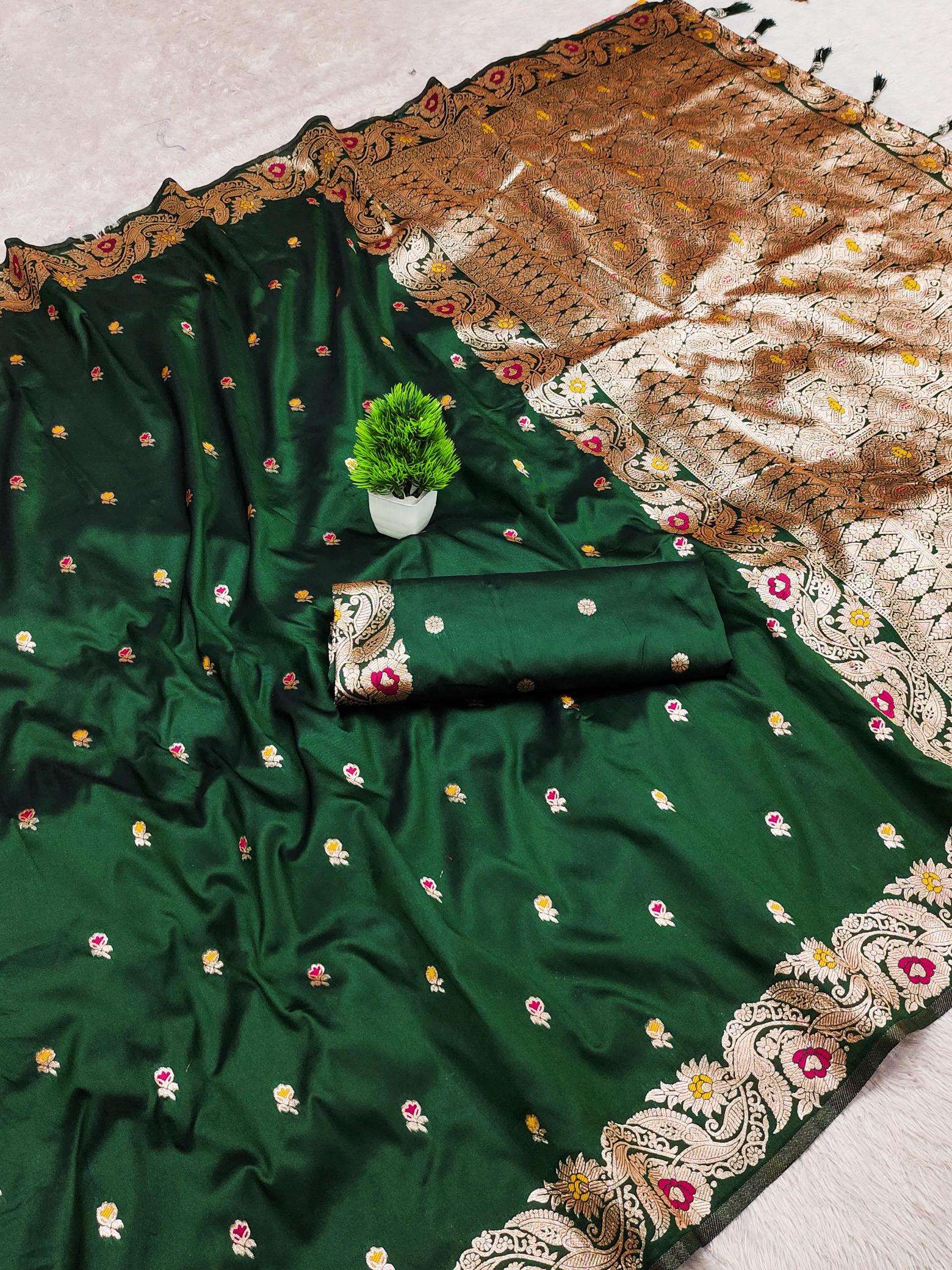 Anupama banarasi 18 soft silk Wholesale Saree Catalogue
