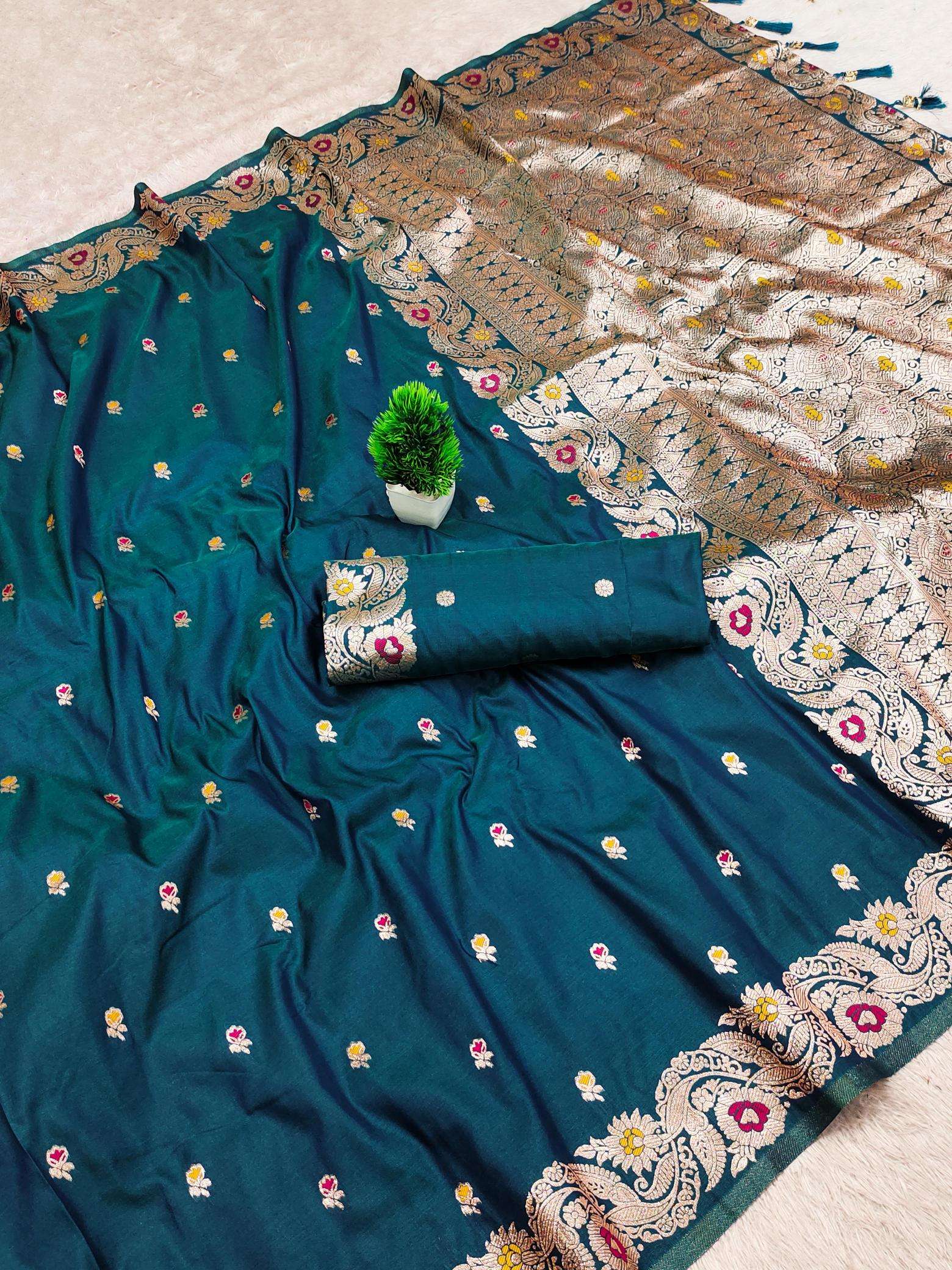 Anupama banarasi 18 soft silk Wholesale Saree Catalogue