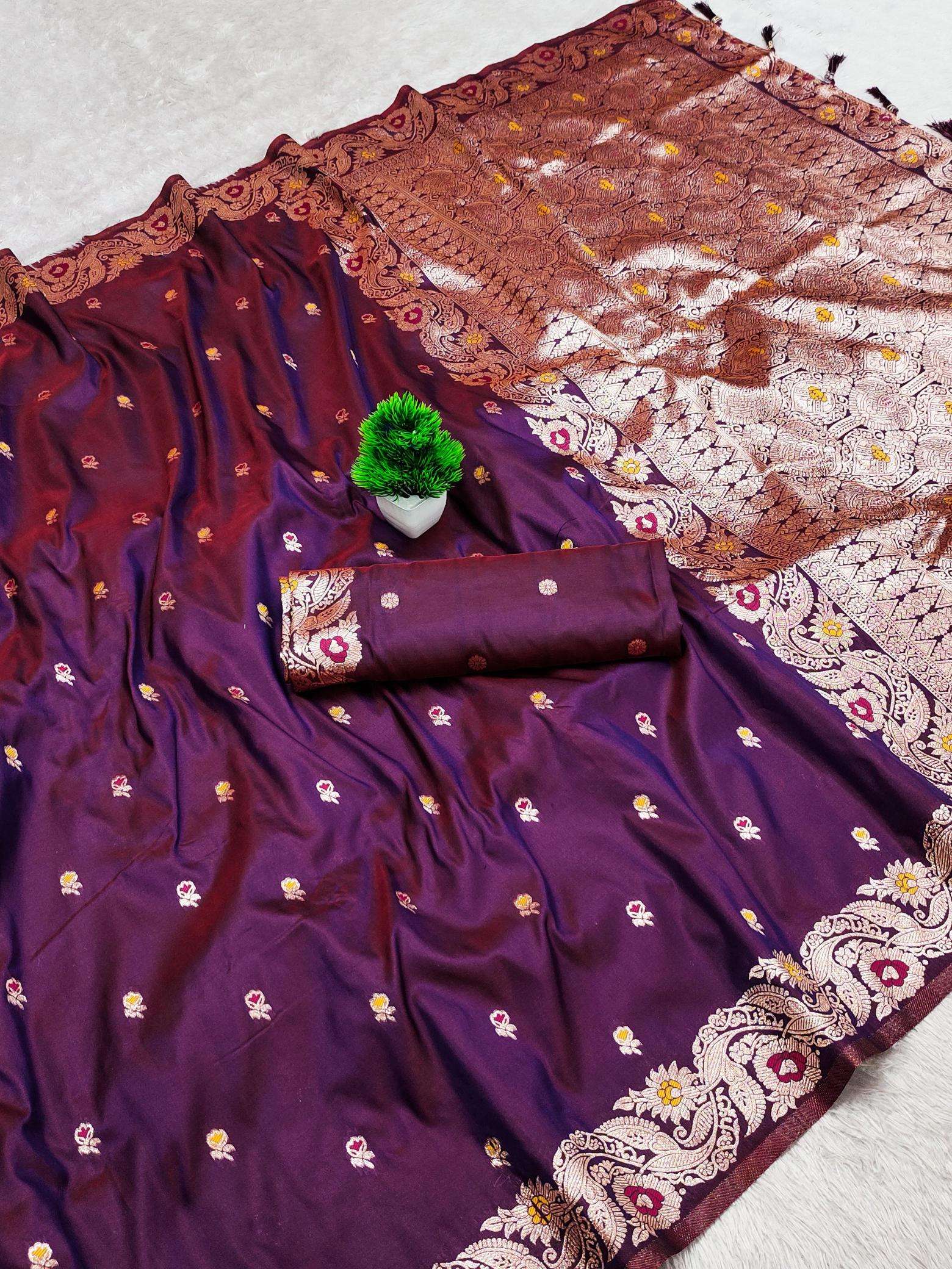 Anupama banarasi 18 soft silk Wholesale Saree Catalogue