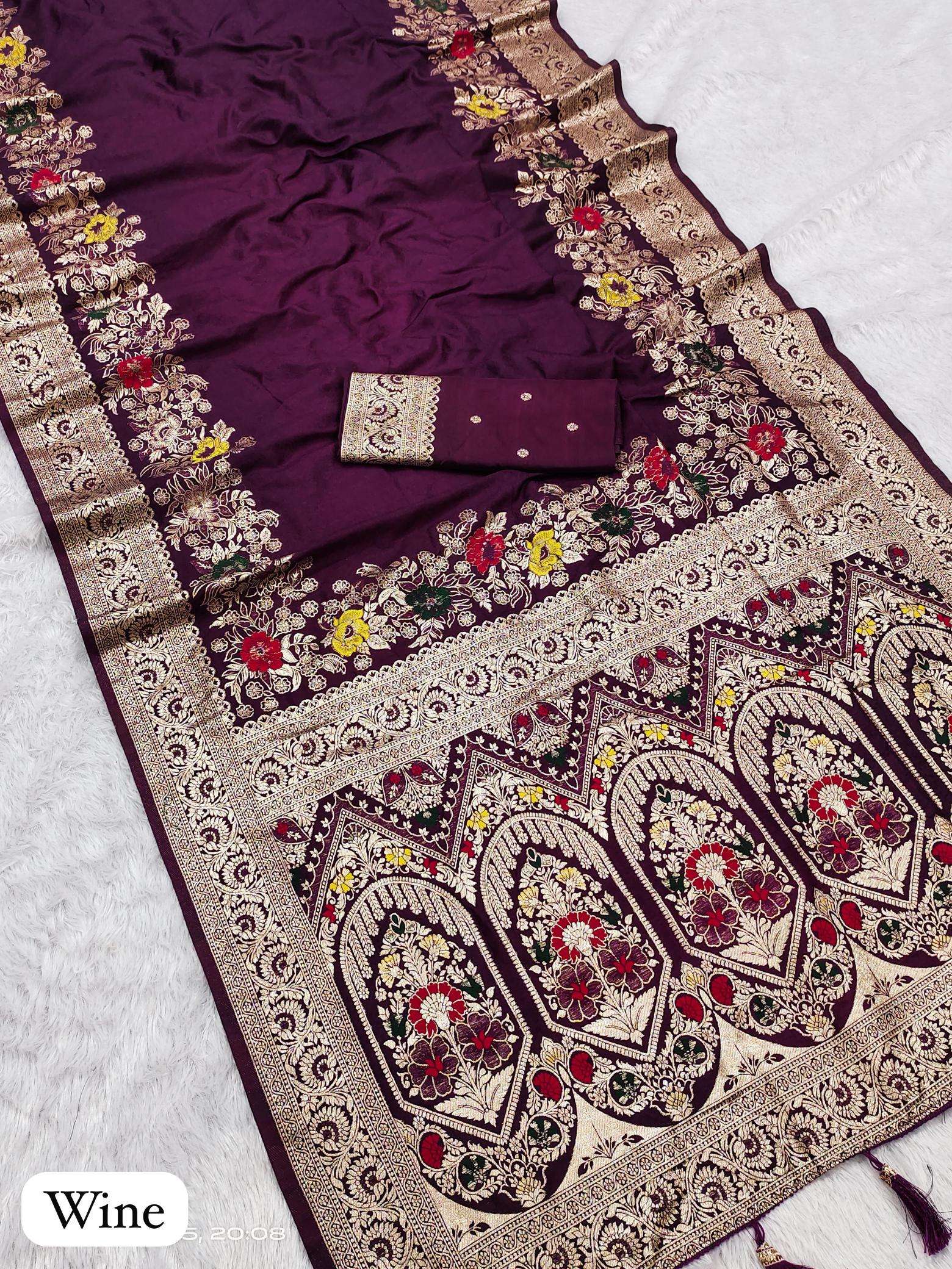 Anupama dolla gala soft silk Wholesale saree manufacturers in Kolkata