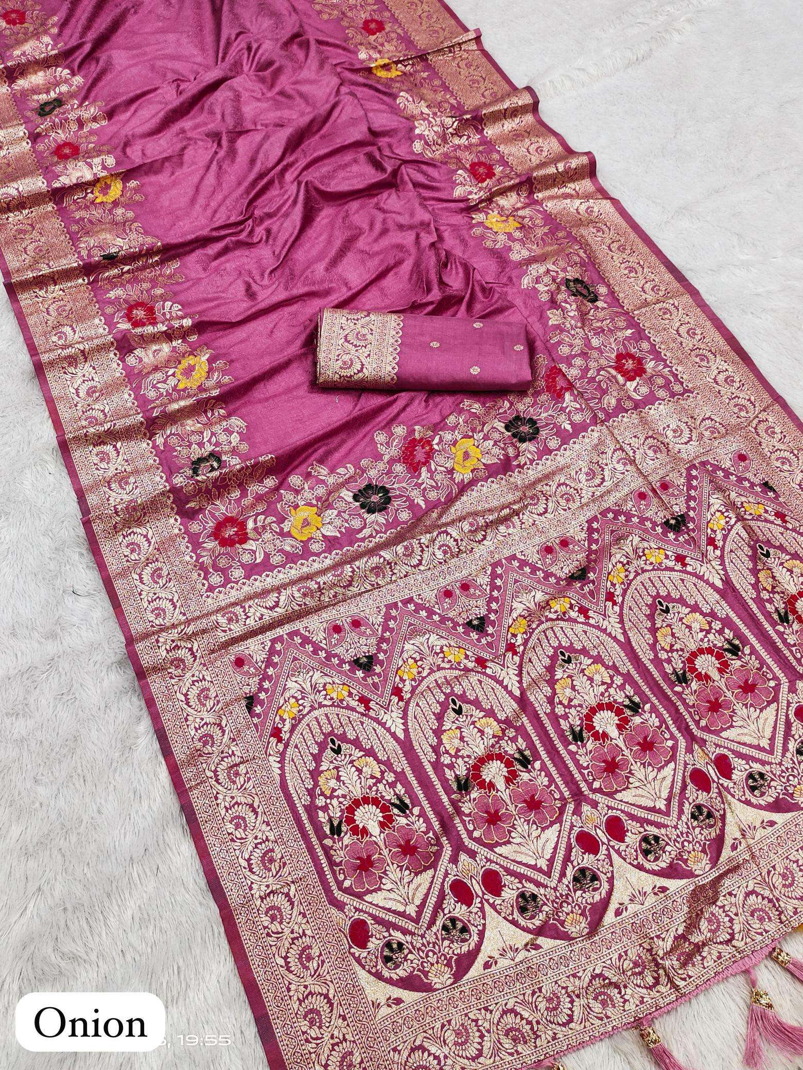 Anupama dolla gala soft silk Wholesale saree manufacturers in Kolkata