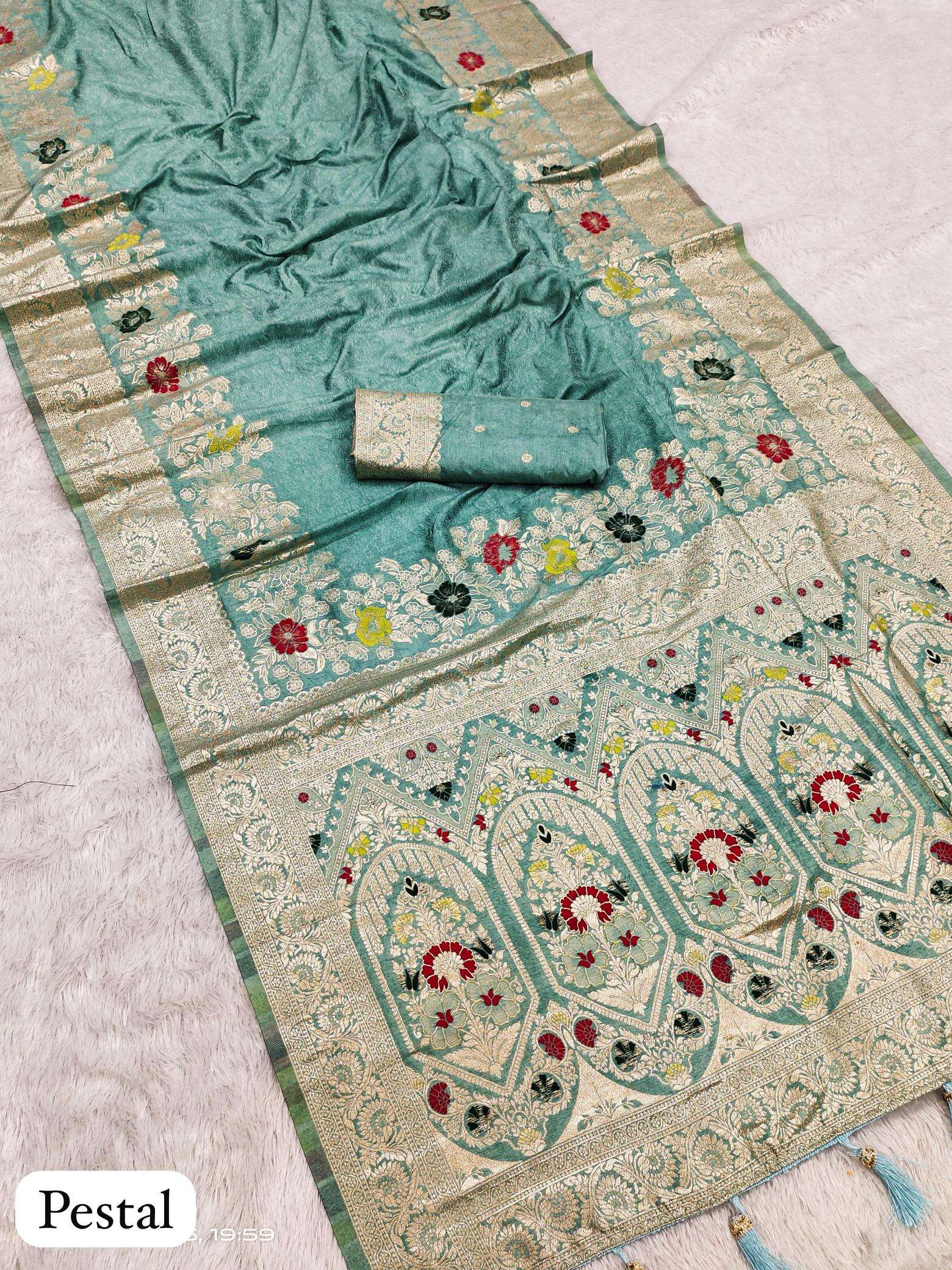 Anupama dolla gala soft silk Wholesale saree manufacturers in Kolkata