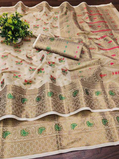 Anupama festive collection soft cotton Saree exporters in Ahmedabad