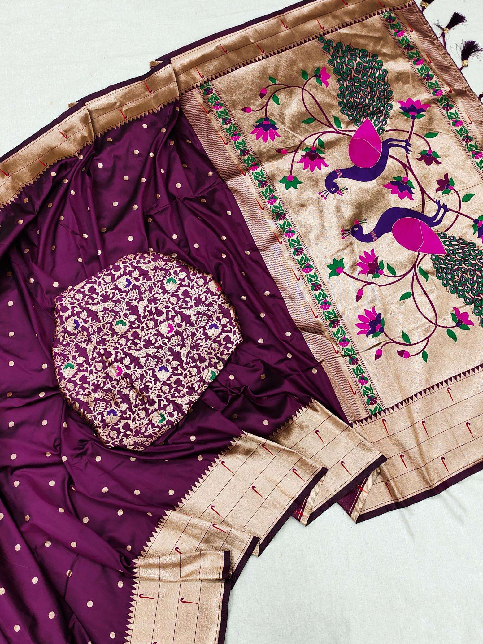 Anupama kalakruti paithani Wholesale saree market in Hyderabad