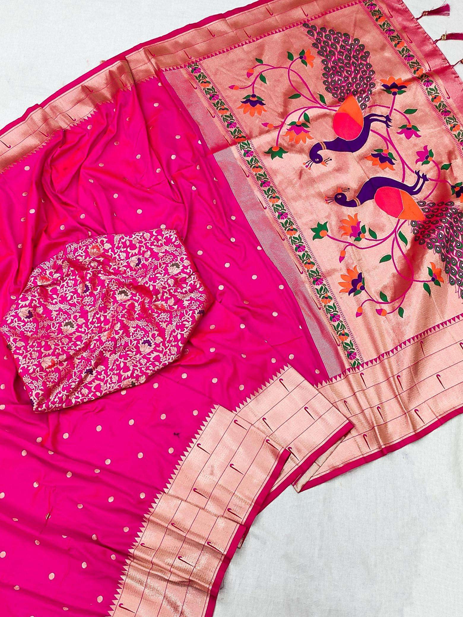 Anupama kalakruti paithani Wholesale saree market in Hyderabad