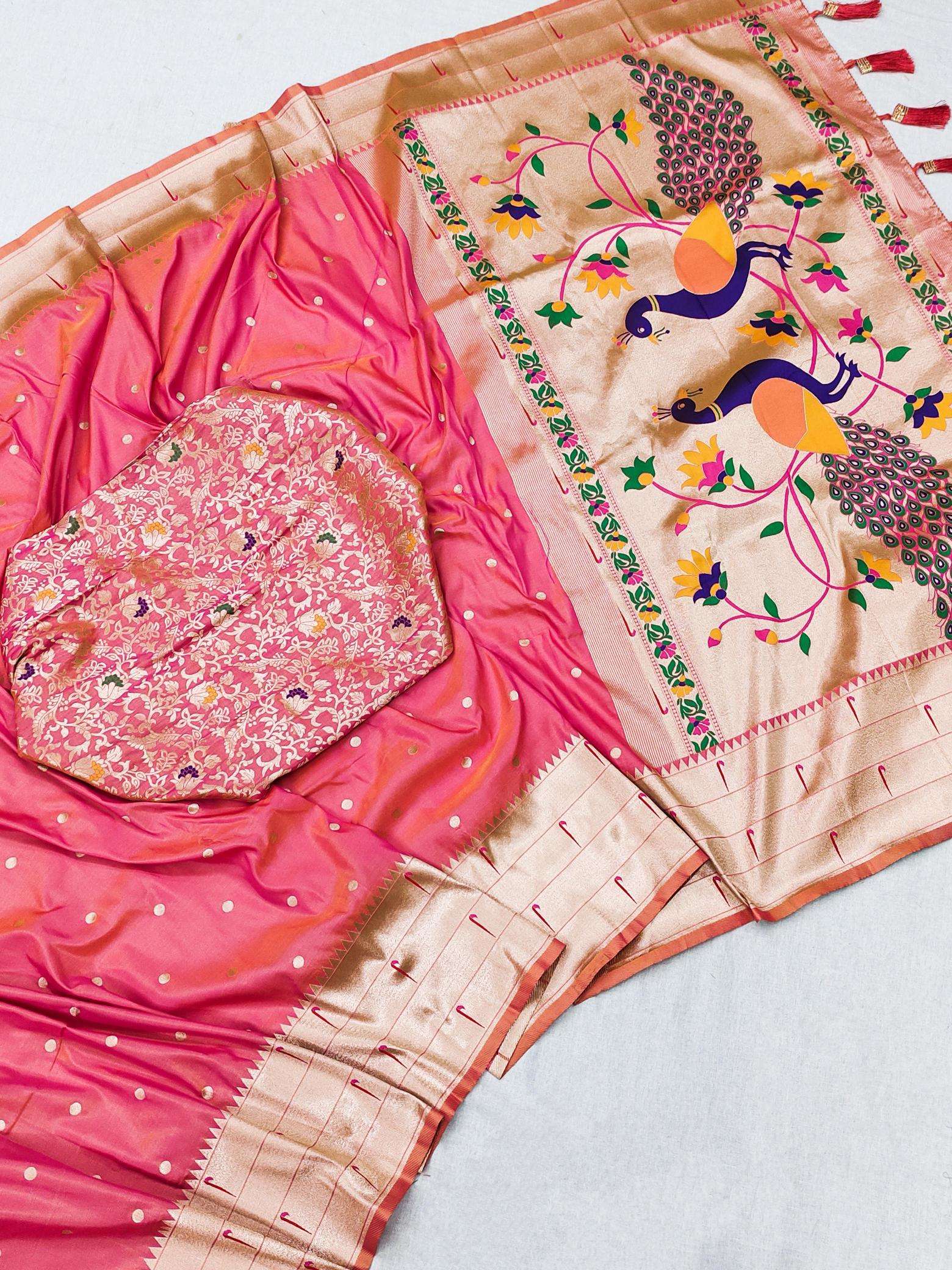 Anupama kalakruti paithani Wholesale saree market in Hyderabad