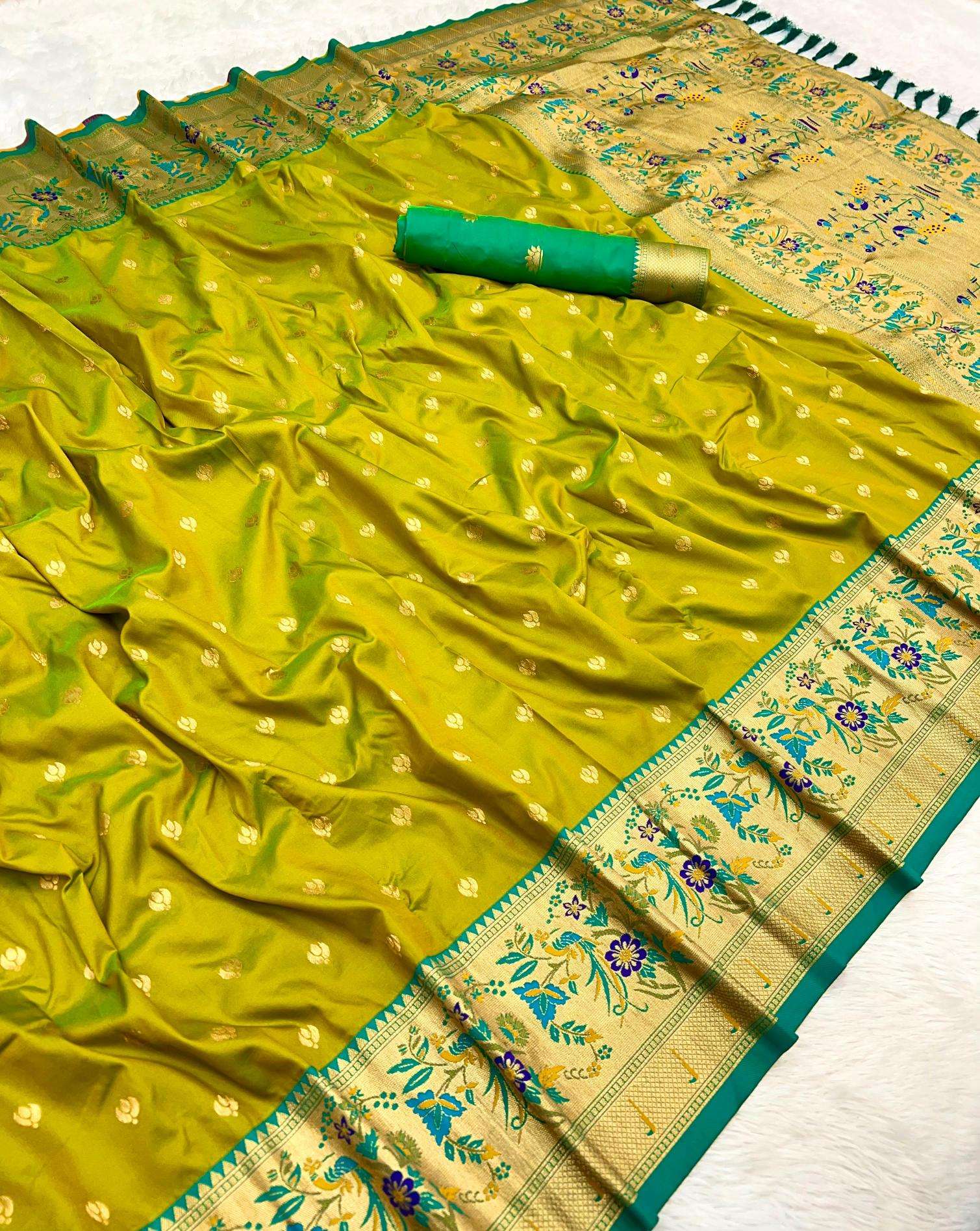 Anupama sangam paithani soft silk Saree wholesalers in Delhi