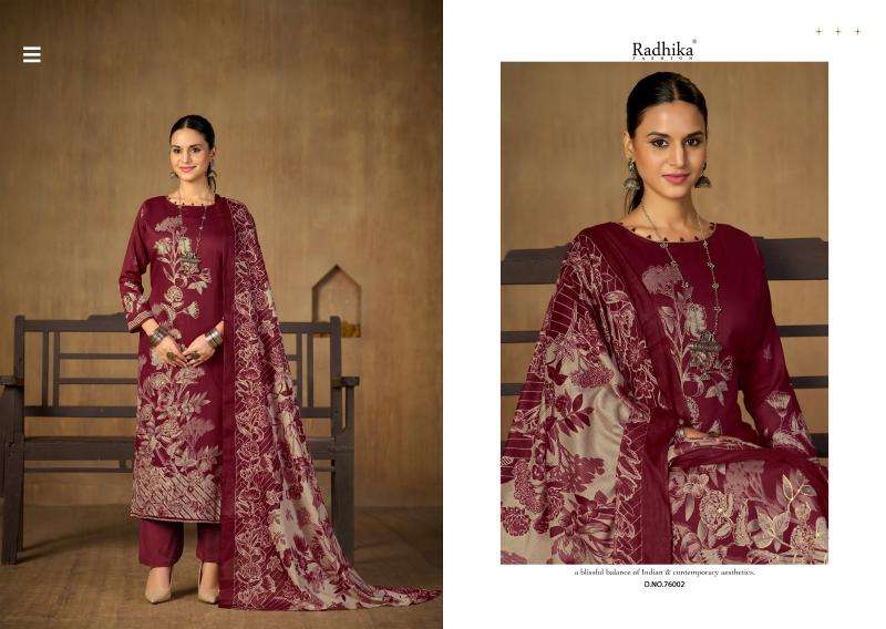 Azara jennifer 2 Designer dress materials in Delhi