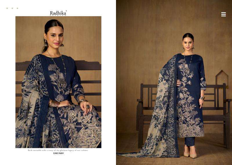 Azara jennifer 2 Designer dress materials in Delhi
