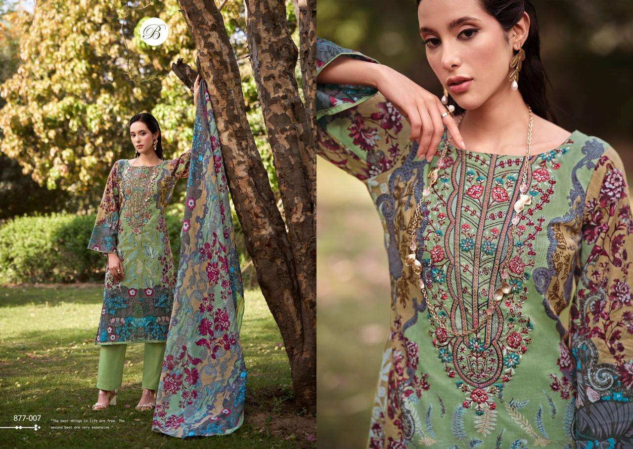 Belliza designer studio naira vol 114 Bridal dress materials wholesale