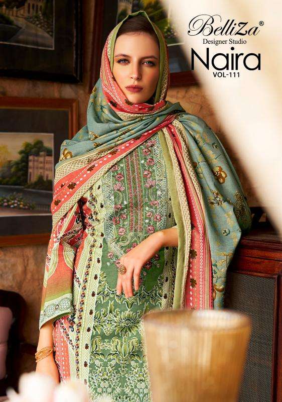 Belliza naira vol 111 Wholesale Dress materials supplier in kolkata