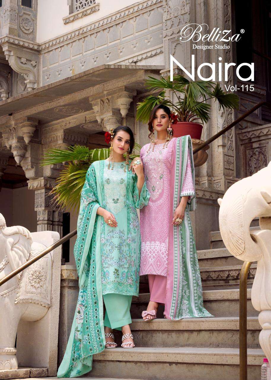 Belliza naira vol 115 Dress materials distributor in Kolkata