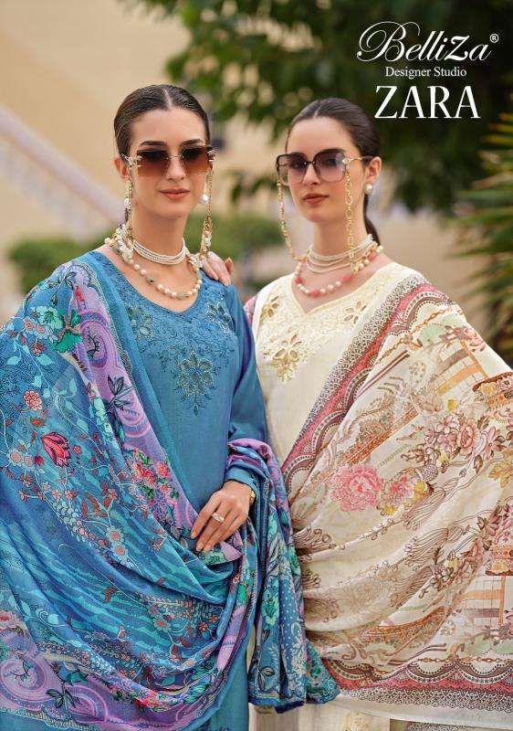 Belliza zara Dress material with price
