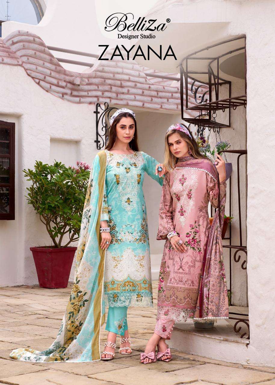 Belliza zayana  Designer dress materials wholesale Mumbai