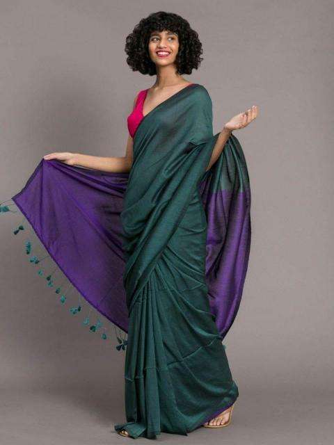 Blousewala khadi cotton Designer sarees in Ahmedabad