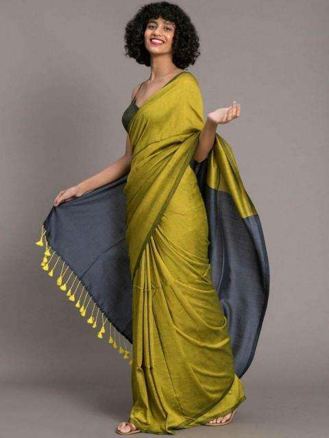 Blousewala khadi cotton Designer sarees in Ahmedabad