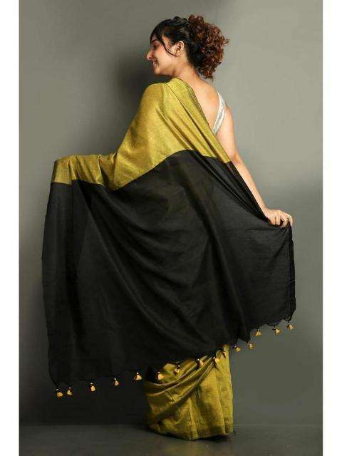 Blousewala khadi cotton Designer sarees in Ahmedabad