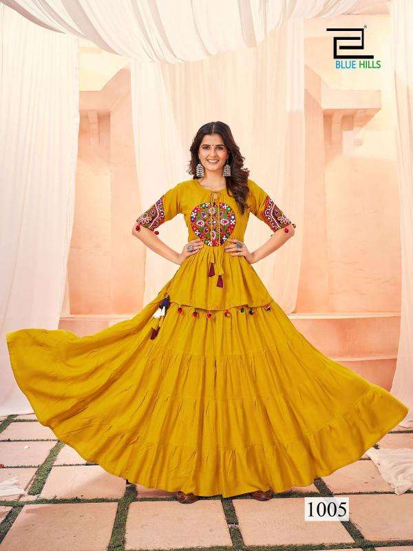 Blue hills dholida Wholesale Kurti dealers