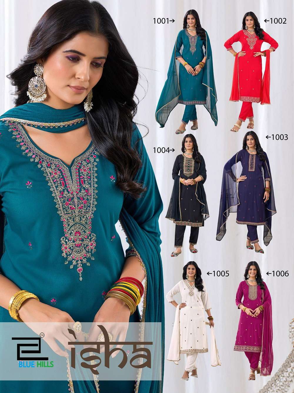 Blue Hills Isha Kurtis at wholesale prices