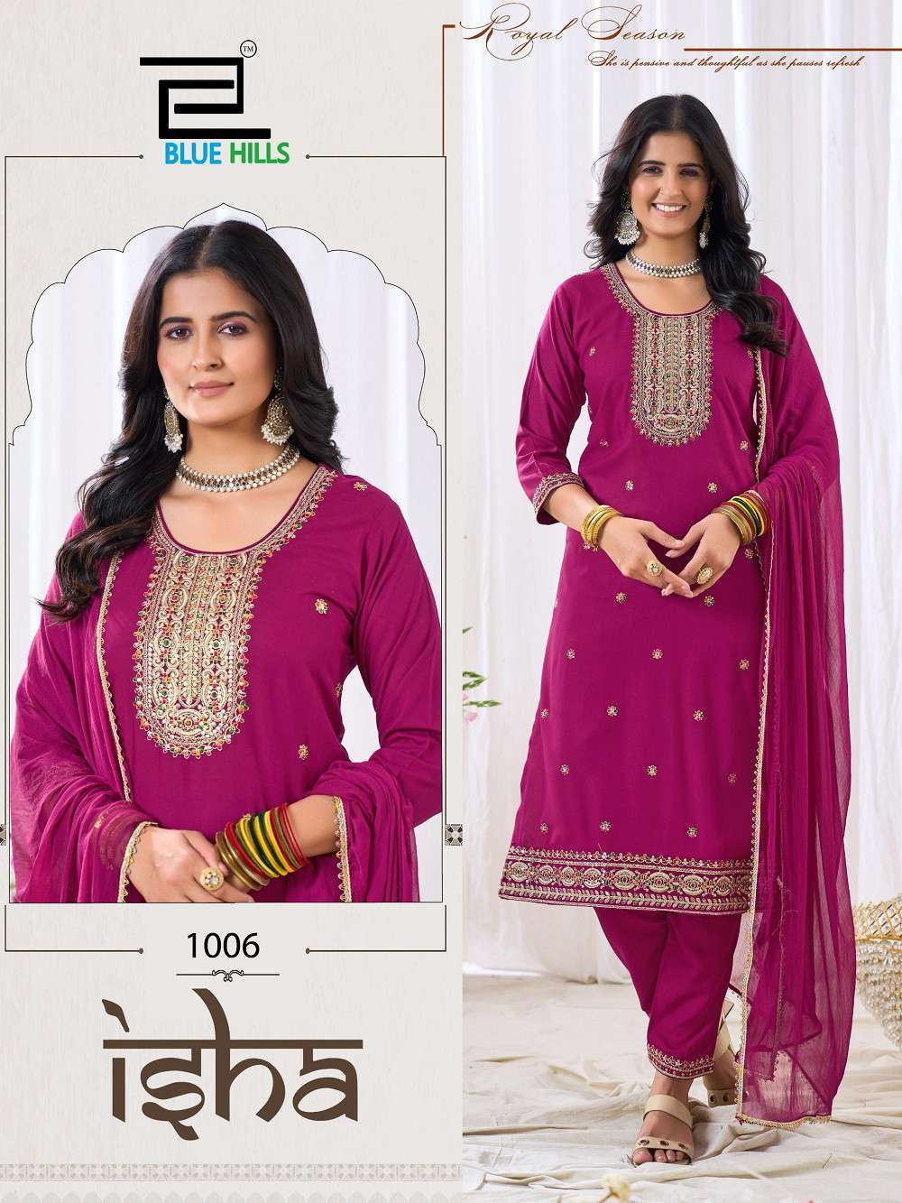 Blue Hills Isha Kurtis at wholesale prices