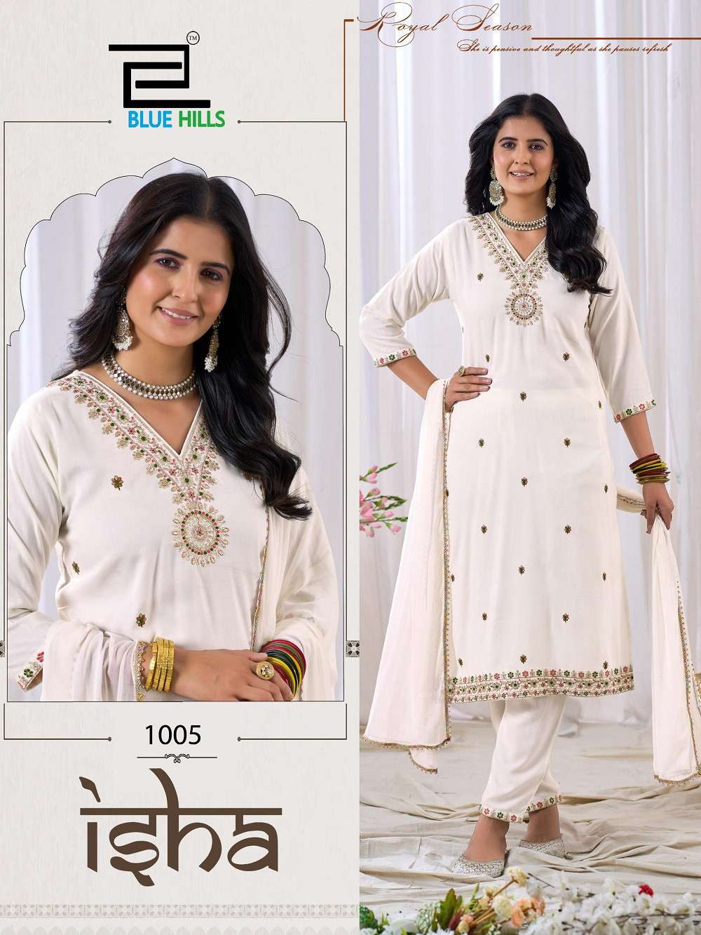 Blue Hills Isha Kurtis at wholesale prices