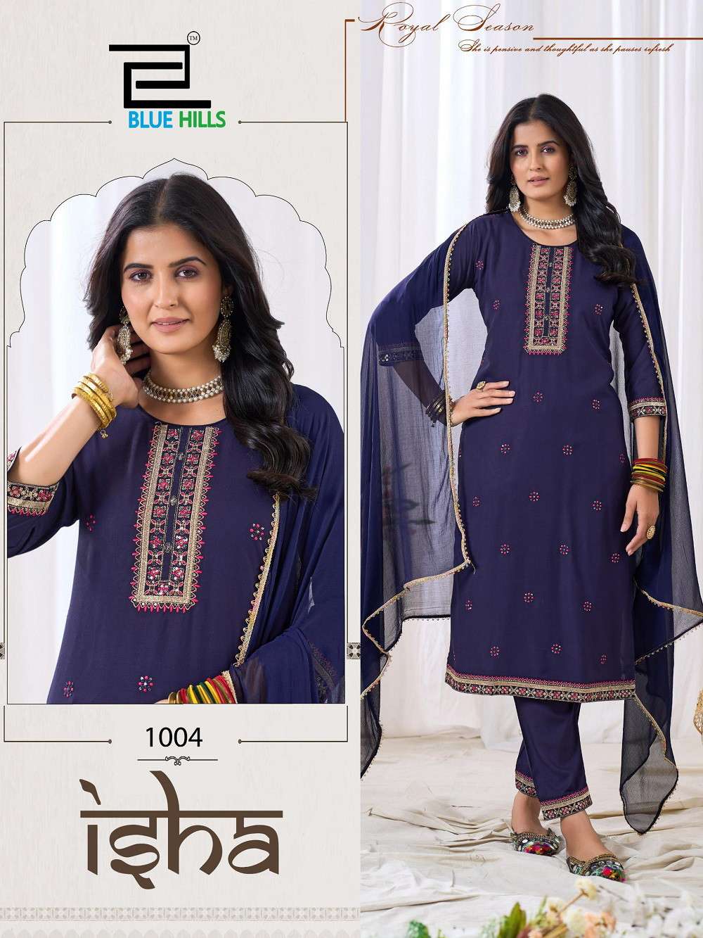 Blue Hills Isha Kurtis at wholesale prices