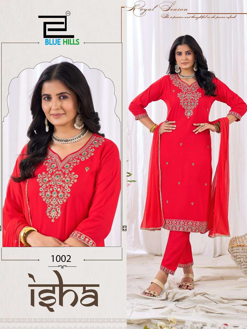 Blue Hills Isha Kurtis at wholesale prices