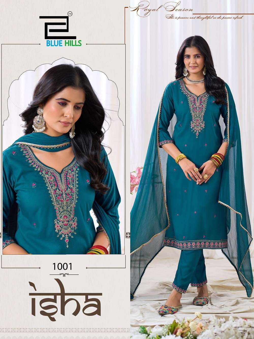 Blue Hills Isha Kurtis at wholesale prices