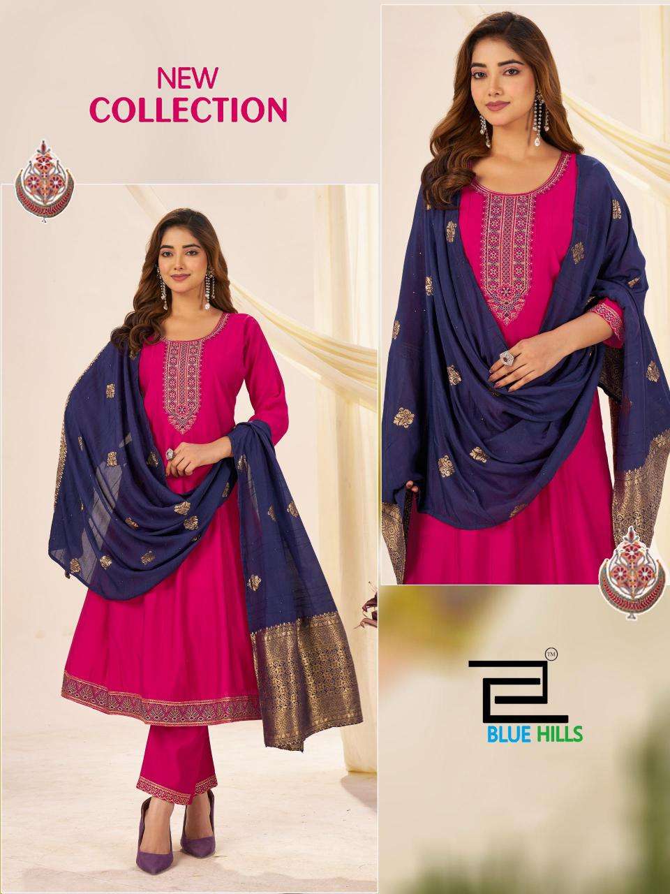 Blue hills taj mahal vol 10 Wholesale Kurti market near me