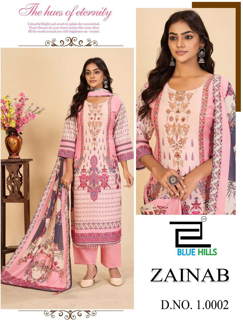 Blue Hills Zainab Vol 10 Latest kurti designs wholesale