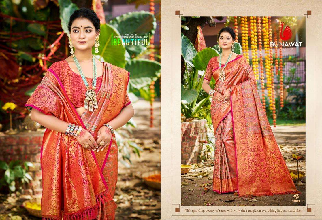 BUNAWAT - Chaturi Silk VOL-04 Surat saree wholesale catalog