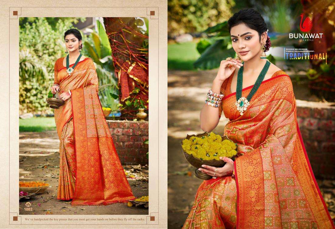 BUNAWAT - Chaturi Silk VOL-04 Surat saree wholesale catalog