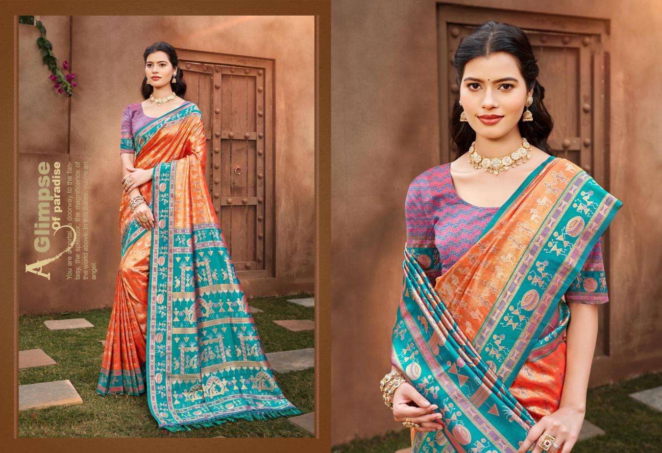 BUNAWAT - Piya Basanti Silk Vol - 02 Wholesale saree suppliers