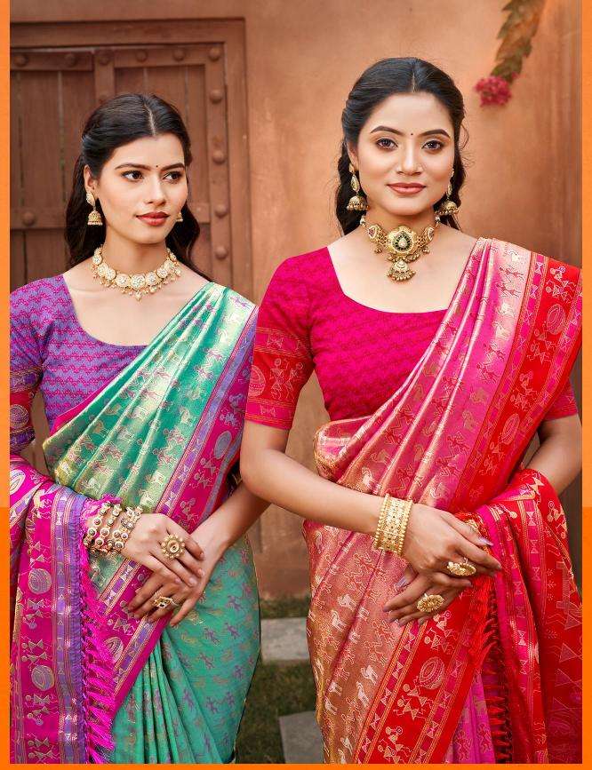 BUNAWAT - Piya Basanti Silk Vol - 02 Wholesale saree suppliers
