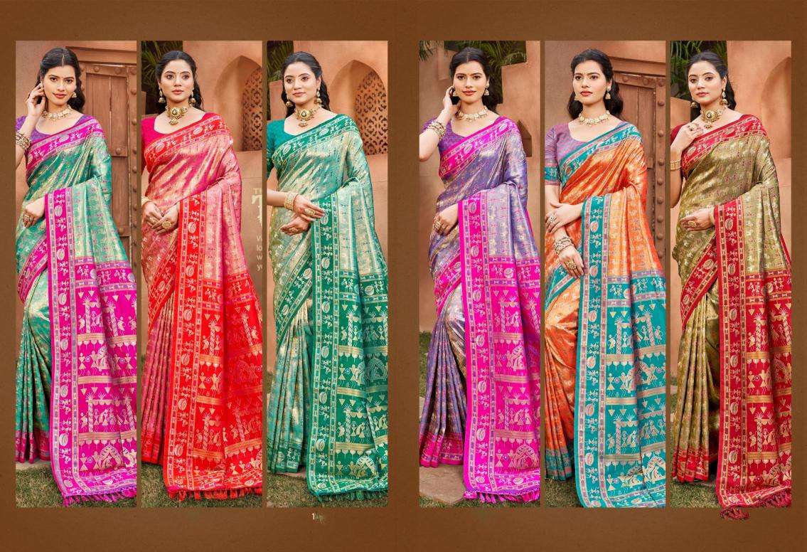 BUNAWAT - Piya Basanti Silk Vol - 02 Wholesale saree suppliers