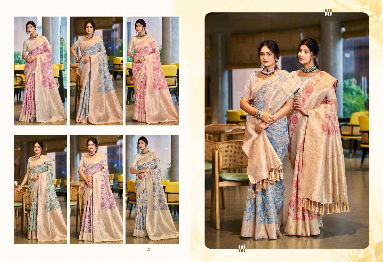 Bunawat - Triveni Cotton-03 Surat Printed Sarees Wholesaler