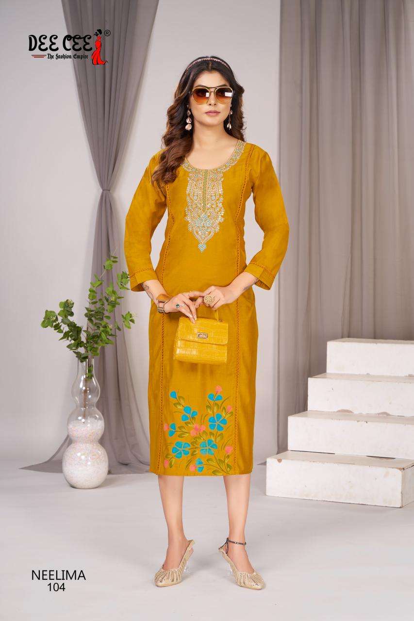 Deecee neelima Kurti exporters in kolkata