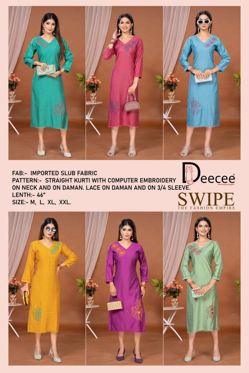 Deecee swipe Wholesale Kurti suppliers in Mumbai